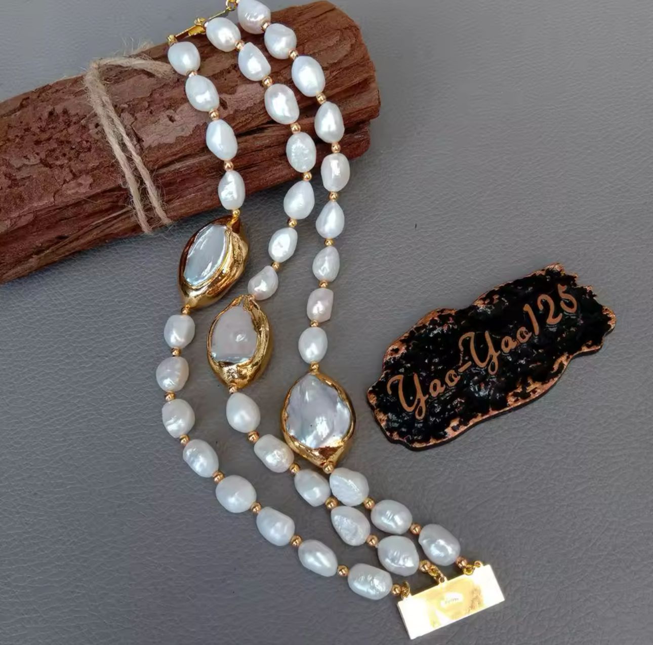 Natural Pearl Multi Layer Bracelet