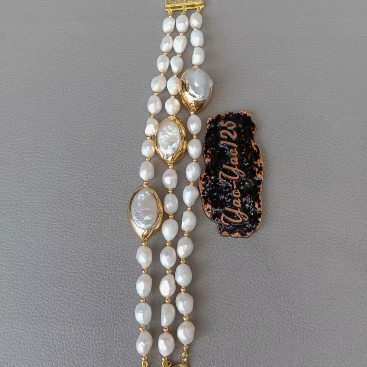Natural Pearl Multi Layer Bracelet