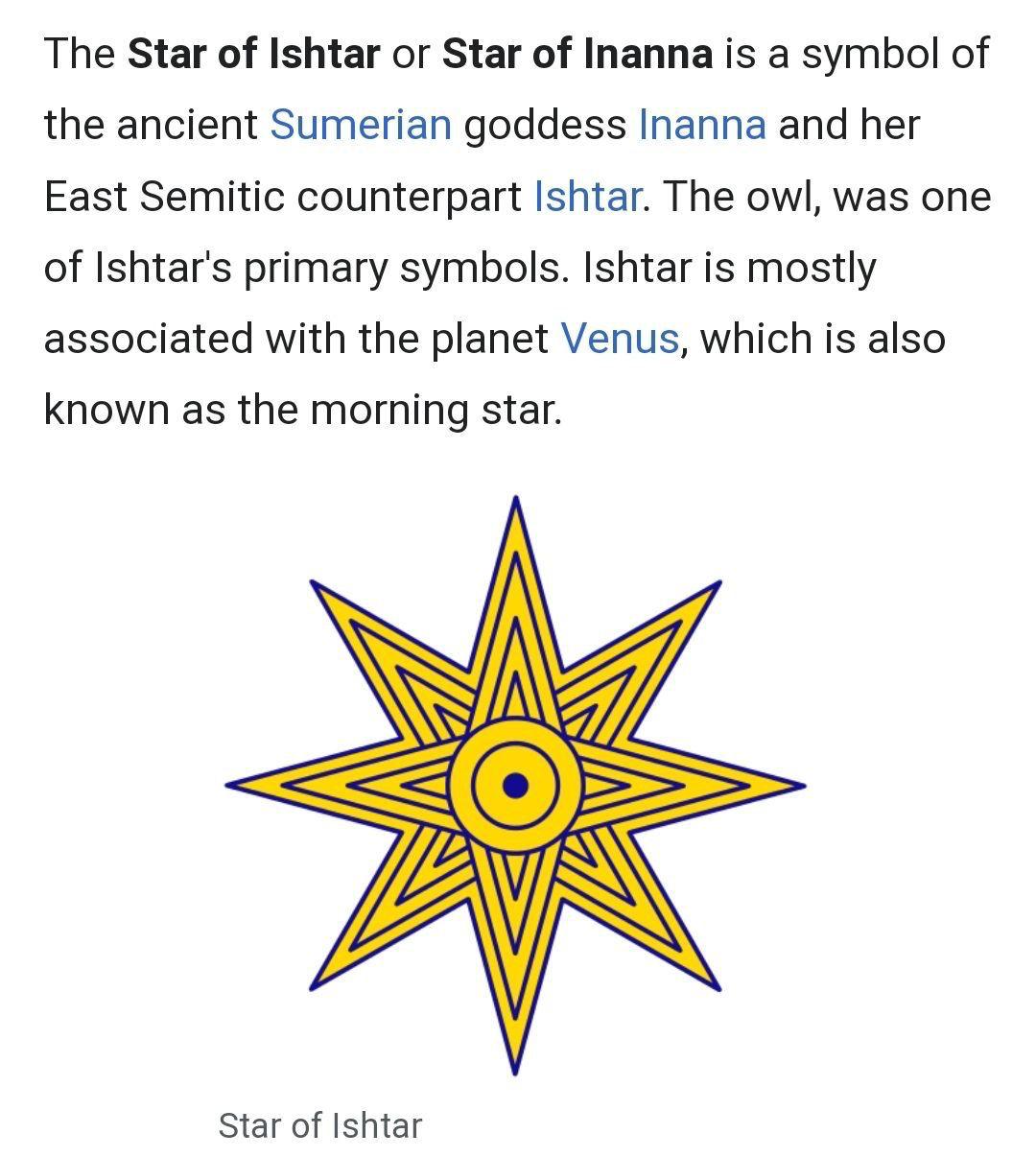 Gold “Star of Ishtar” A Symbol of Strength and Femininiyty in Sumerian Civilization