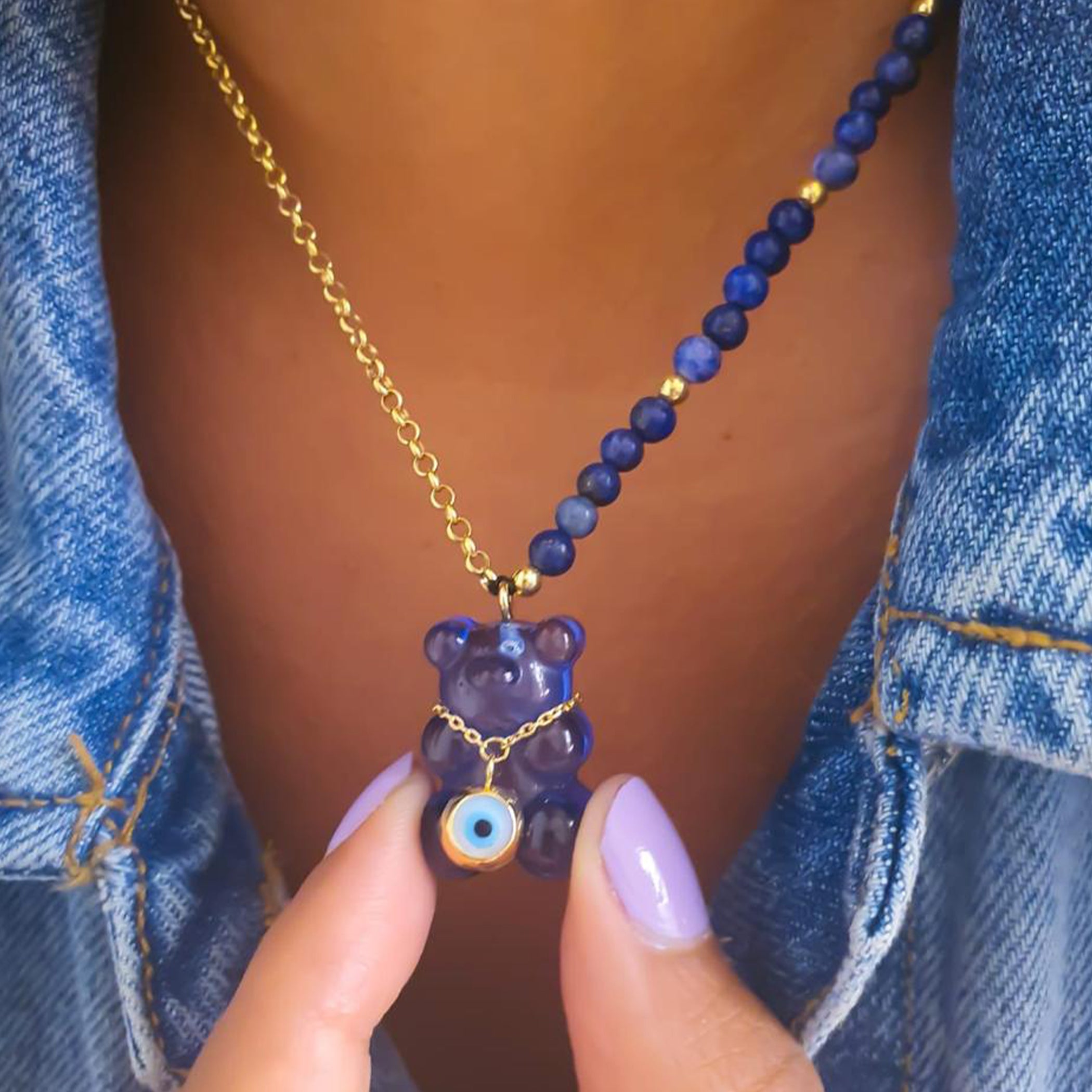 Gold Design With Natural Pearl Necklace