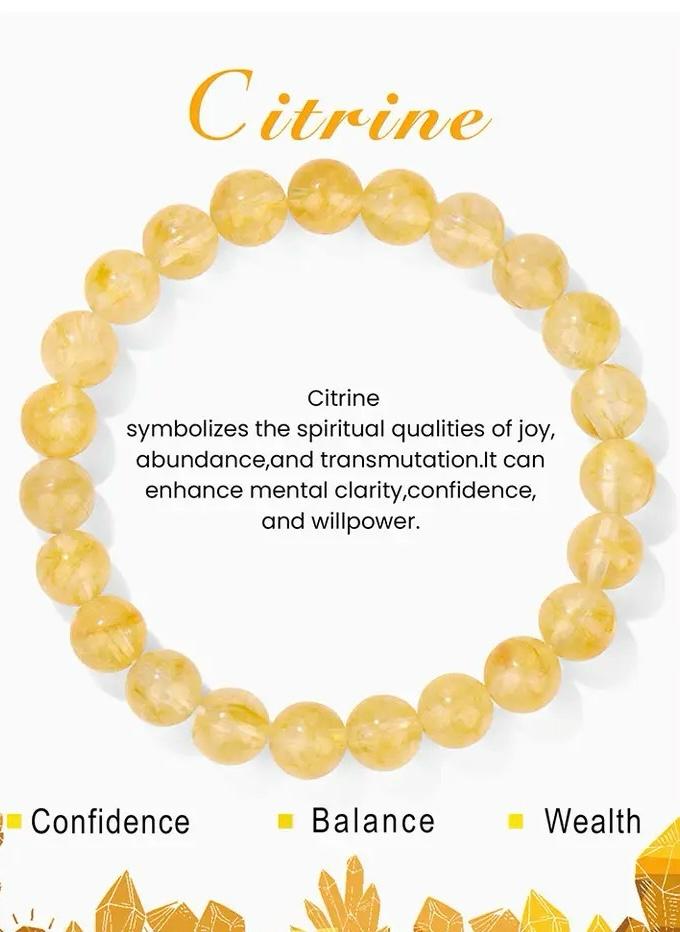 Citrine Stone Bracelet