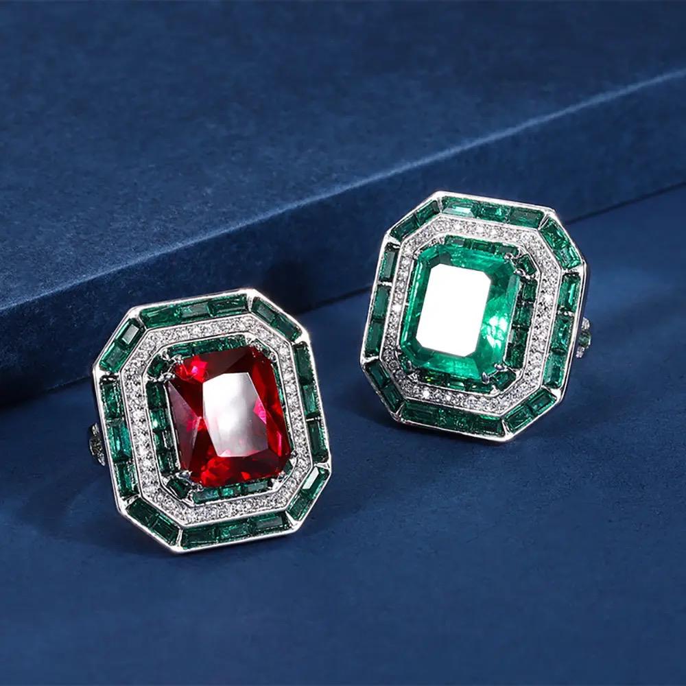 Ruby Natural Stone with Italian Silver Ring