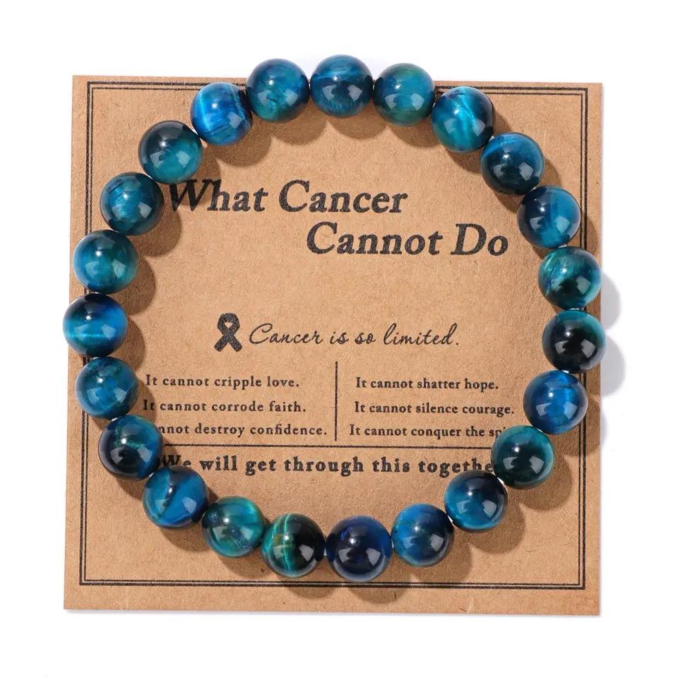 Blue Tiger Eyes Stone Bracelet