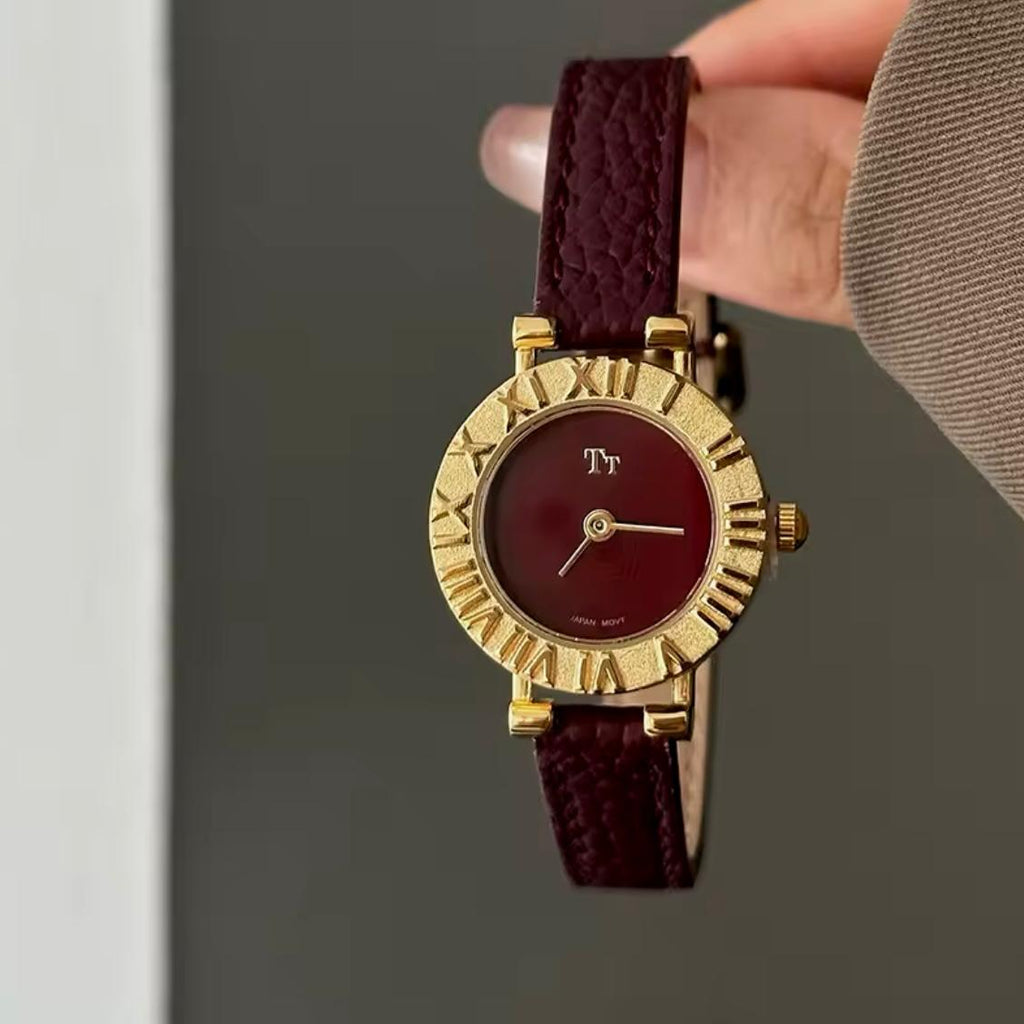 Women Genuine Leather Hand Made Design Watch