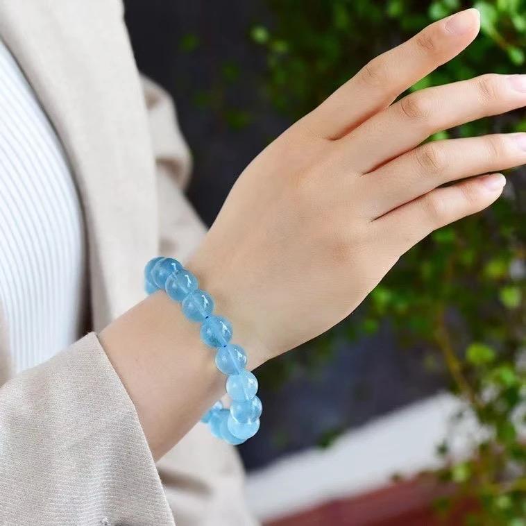 Aquamarine Stone Bracelet