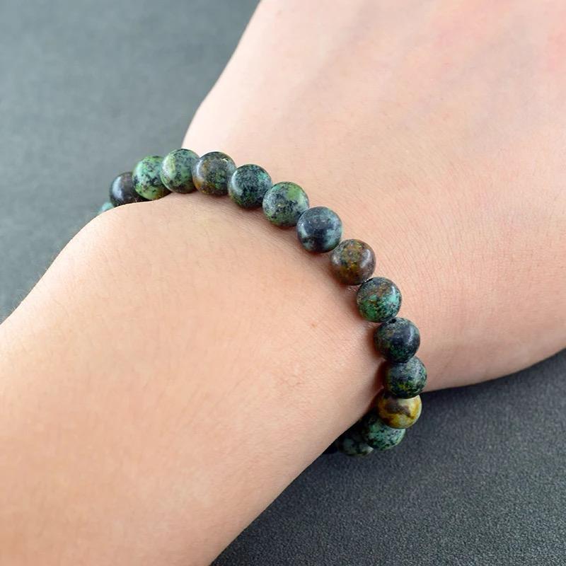 African Turquoise Stone Bracelet