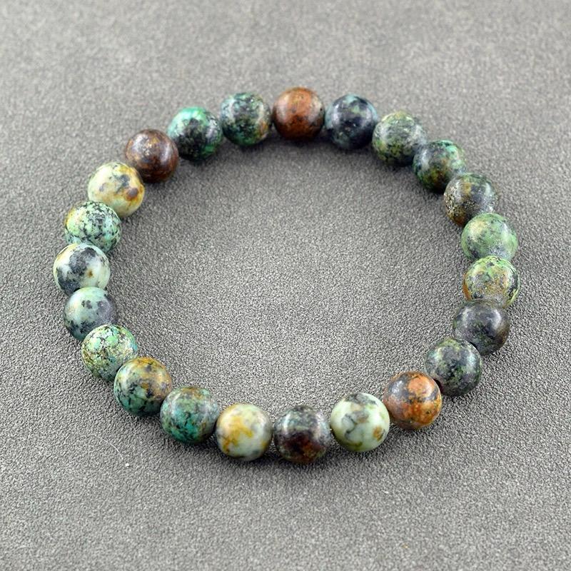 African Turquoise Stone Bracelet
