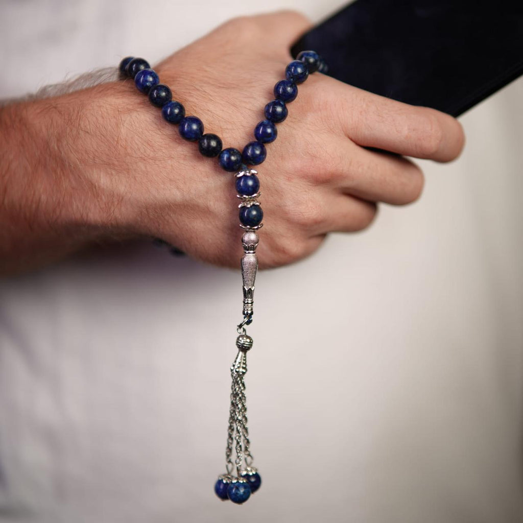 Natural Lapis Stone Masbaha