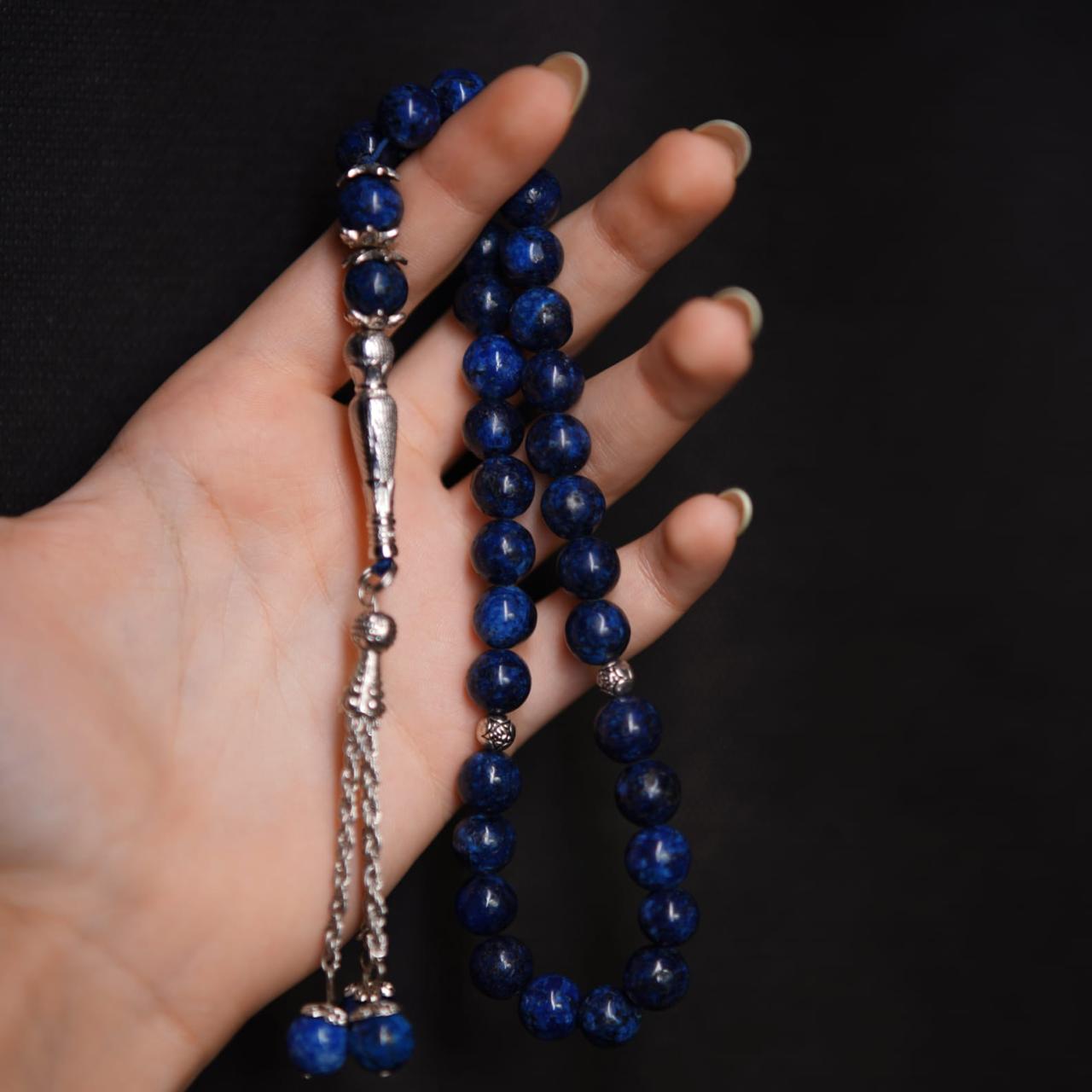 Natural Lapis Stone Masbaha